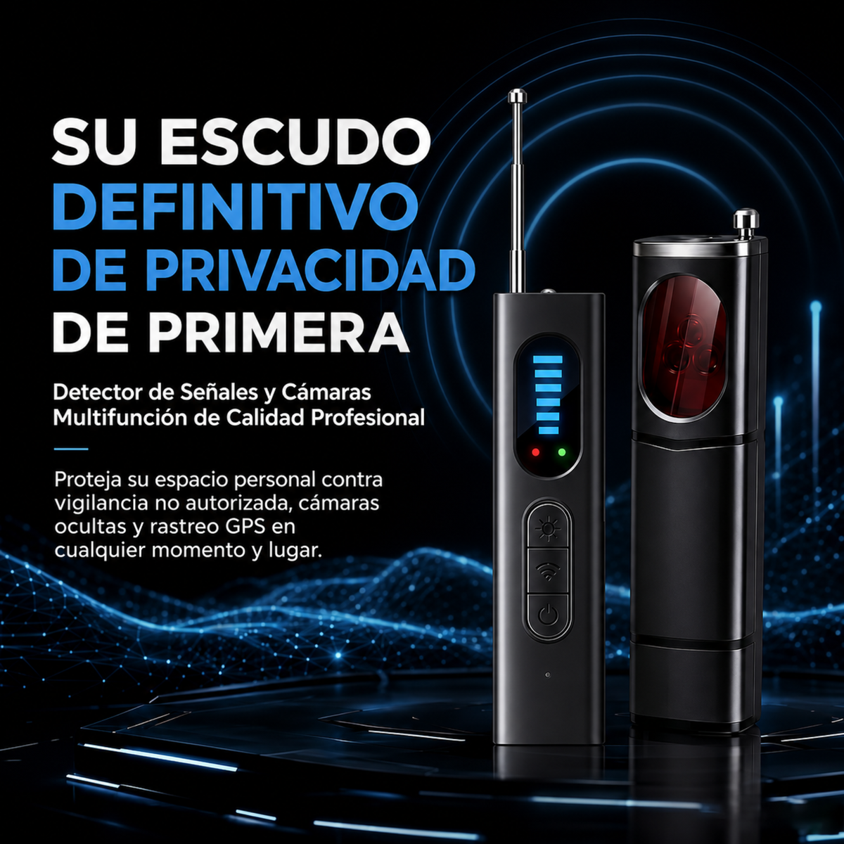 Detector de Cámaras Ocultas Profesional