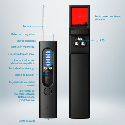 Detector de Cámaras Ocultas Profesional